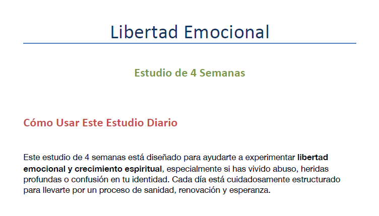 Preview Estudio Libertad Emocional